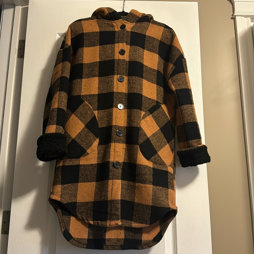 Eclipse Women’s Plaid Shacket, Size XS